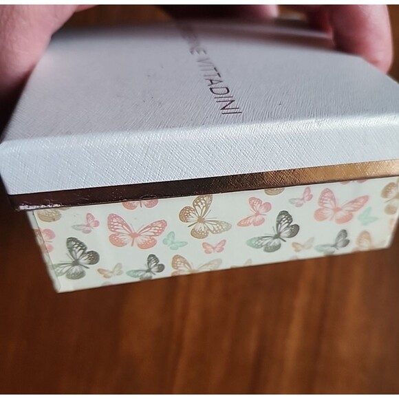 ADRIENNE VITTADINI Necklace Earring Set CZ Rose/gold- Colored NIB - Picture 9 of 13